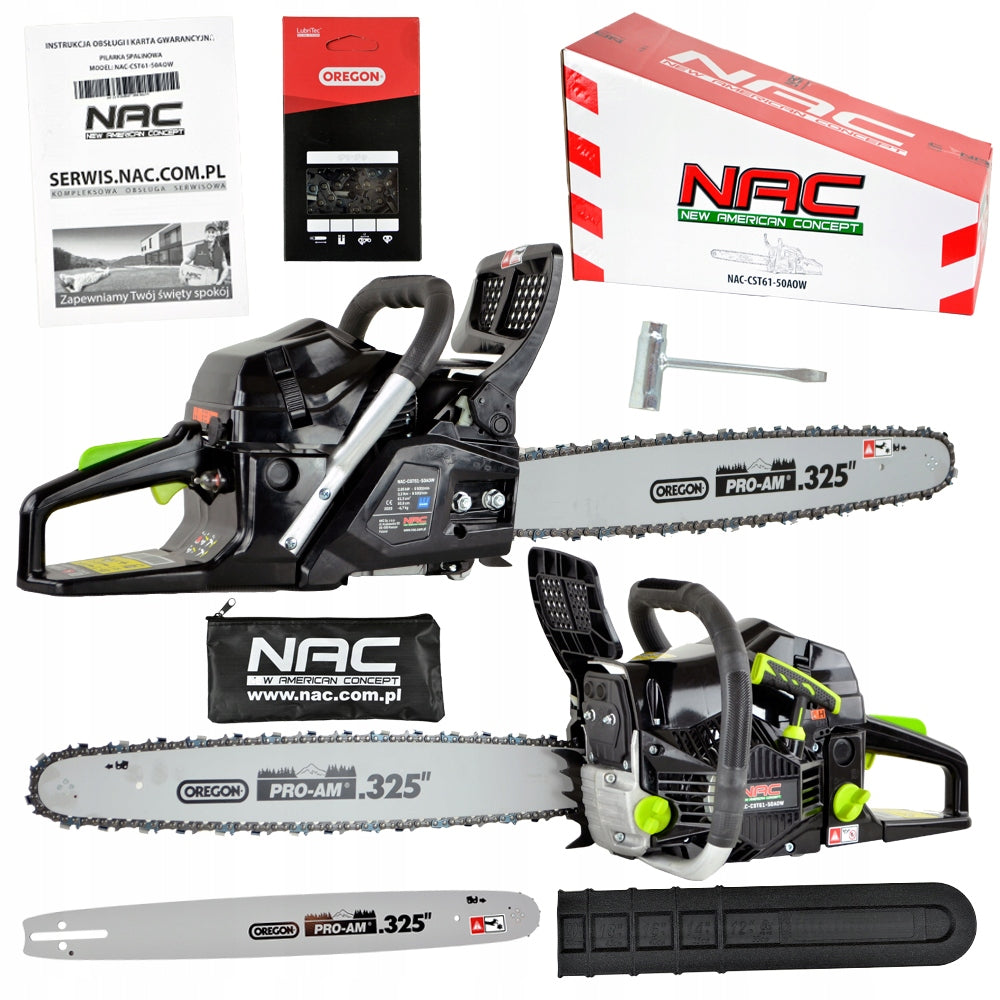 PETROL SAW NAC POWER 3.88 KM POJ 61,5 CM GUIDE 51 CM ACCESSORIES OREGON
