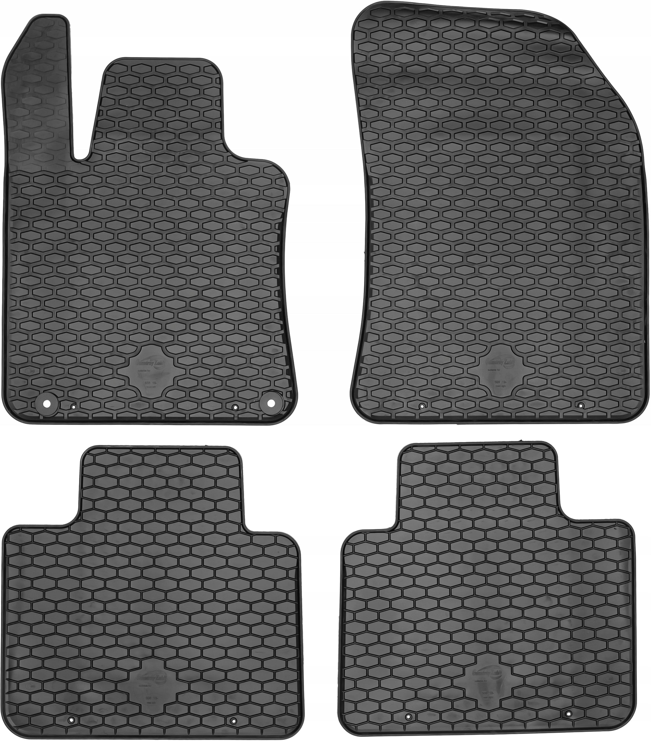 Kilimėliai PEUGEOT 508 2018-> 4pcs. black /221875