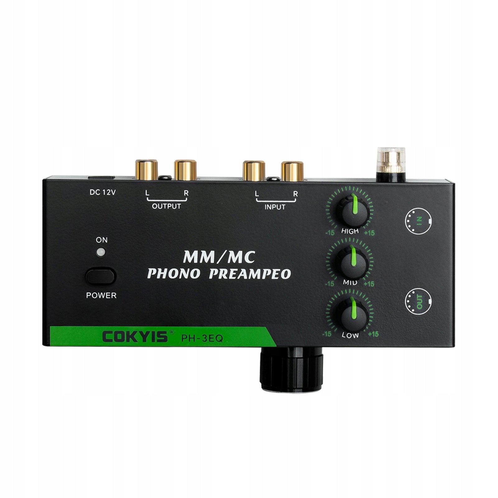 PH-3EQ Phono Preamplifier MM MC Sound Interface with Adjustable