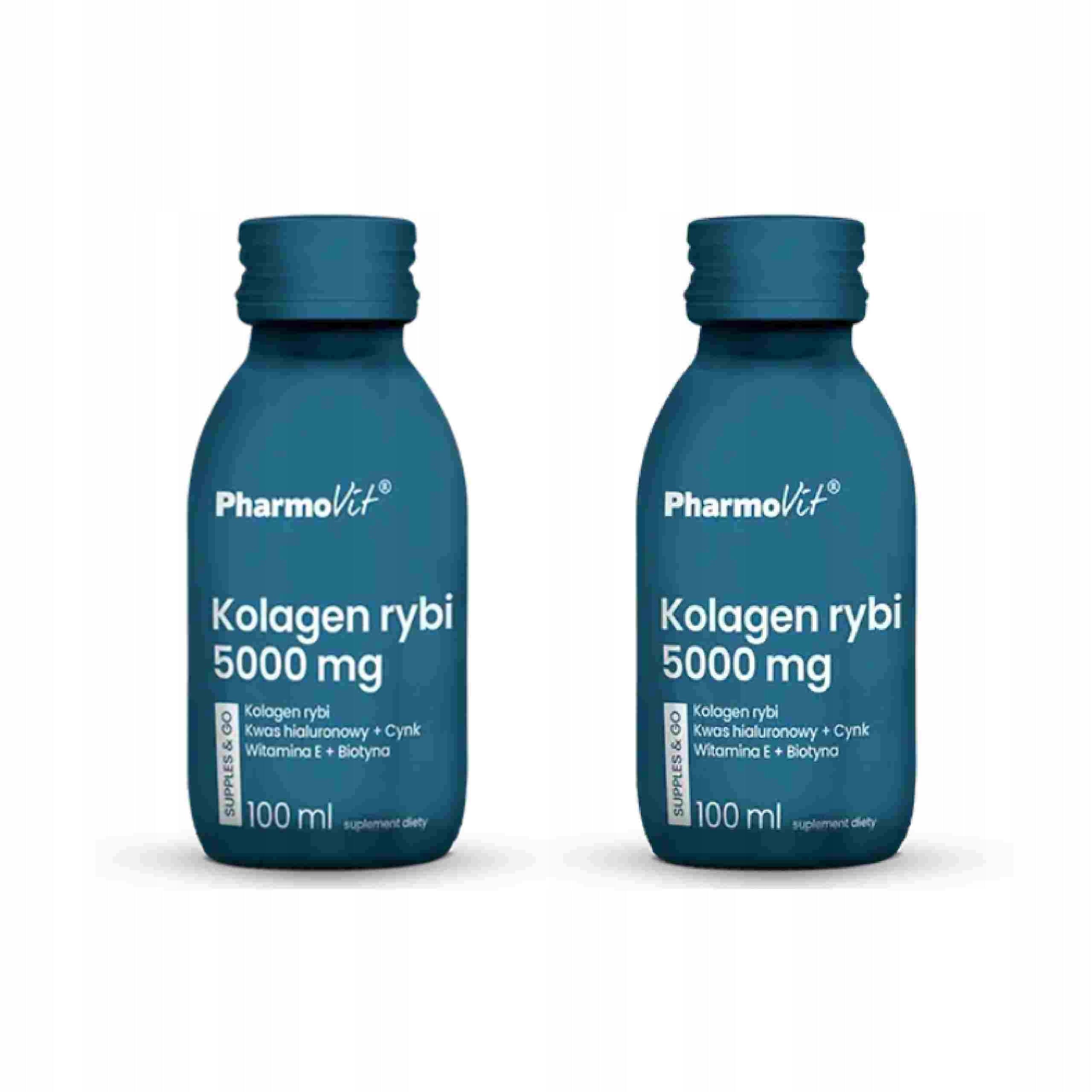 PHARMOVIT (SUPPLES & GO) - 2x SHOT FISH COLLAGEN (5000 mg) GLUTEN FREE 100
