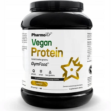 PHARMOVIT Vegan Protein pea protein isolate 750g vanilla flavour