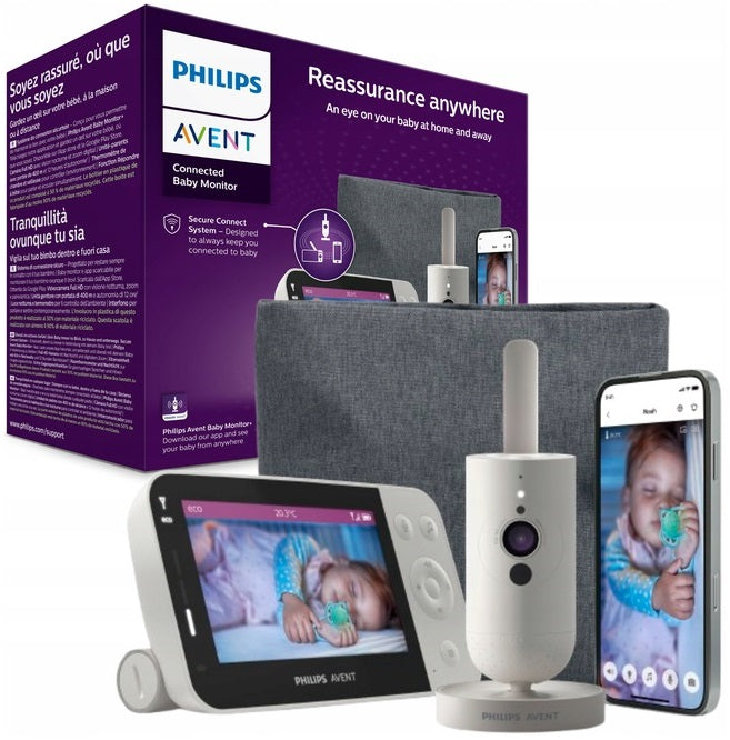 PHILIPS AVENT BABY MONITOR ELECTRONIC VIDEO FULL HD SCREEN +LULLABY APP