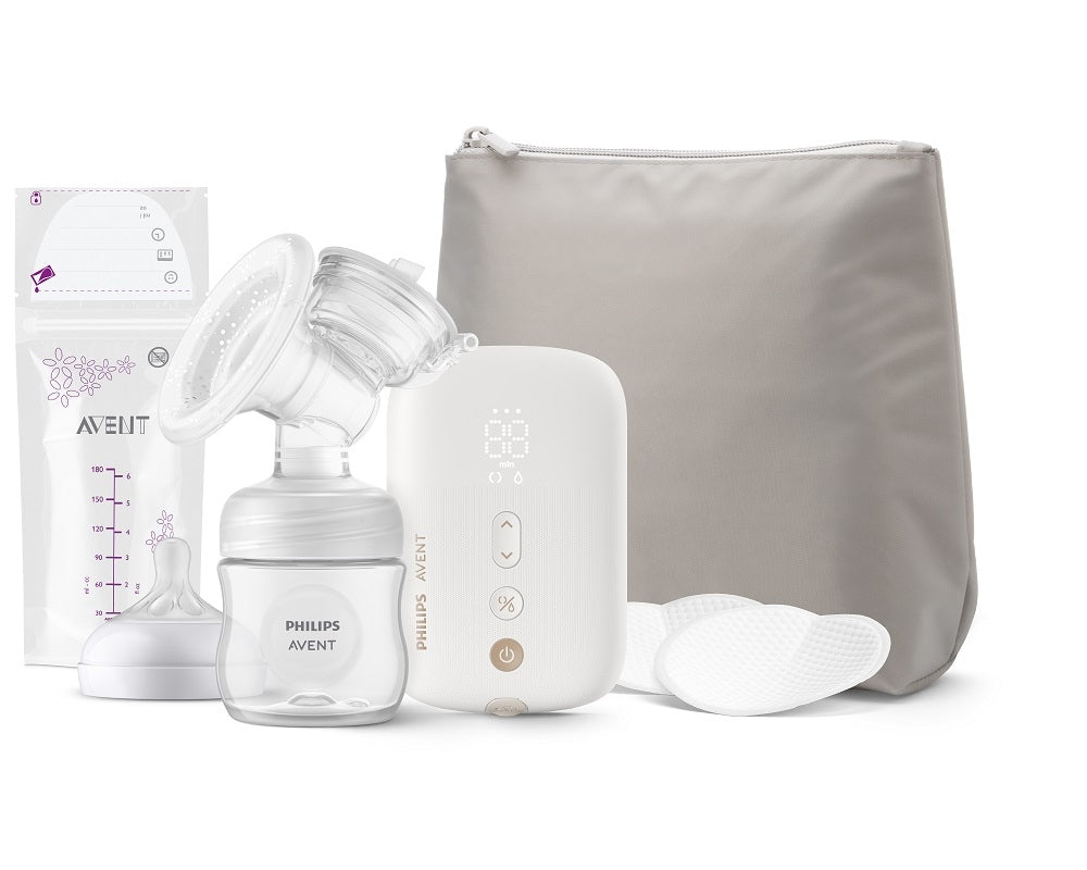 PHILIPS AVENT ELECTRIC BREAST PUMP WITH PREMIUM BATTERY PLUS SCF396/31