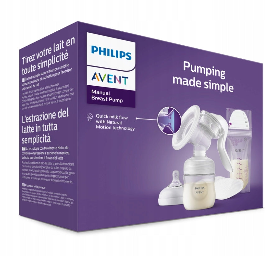 PHILIPS AVENT - MANUAL BREAST PUMP FOR COMFORTABLE EXPRESSING, REGULAR SET Medical device no