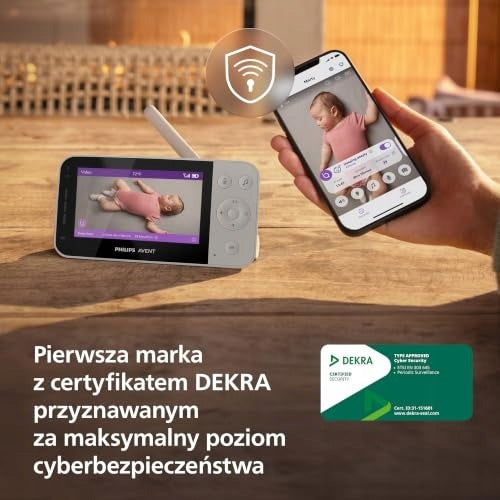 PHILIPS BABY MONITOR WITH WI-FI CONNECTIVITY HIGH QUALITY HD CAMERA Packaging status original