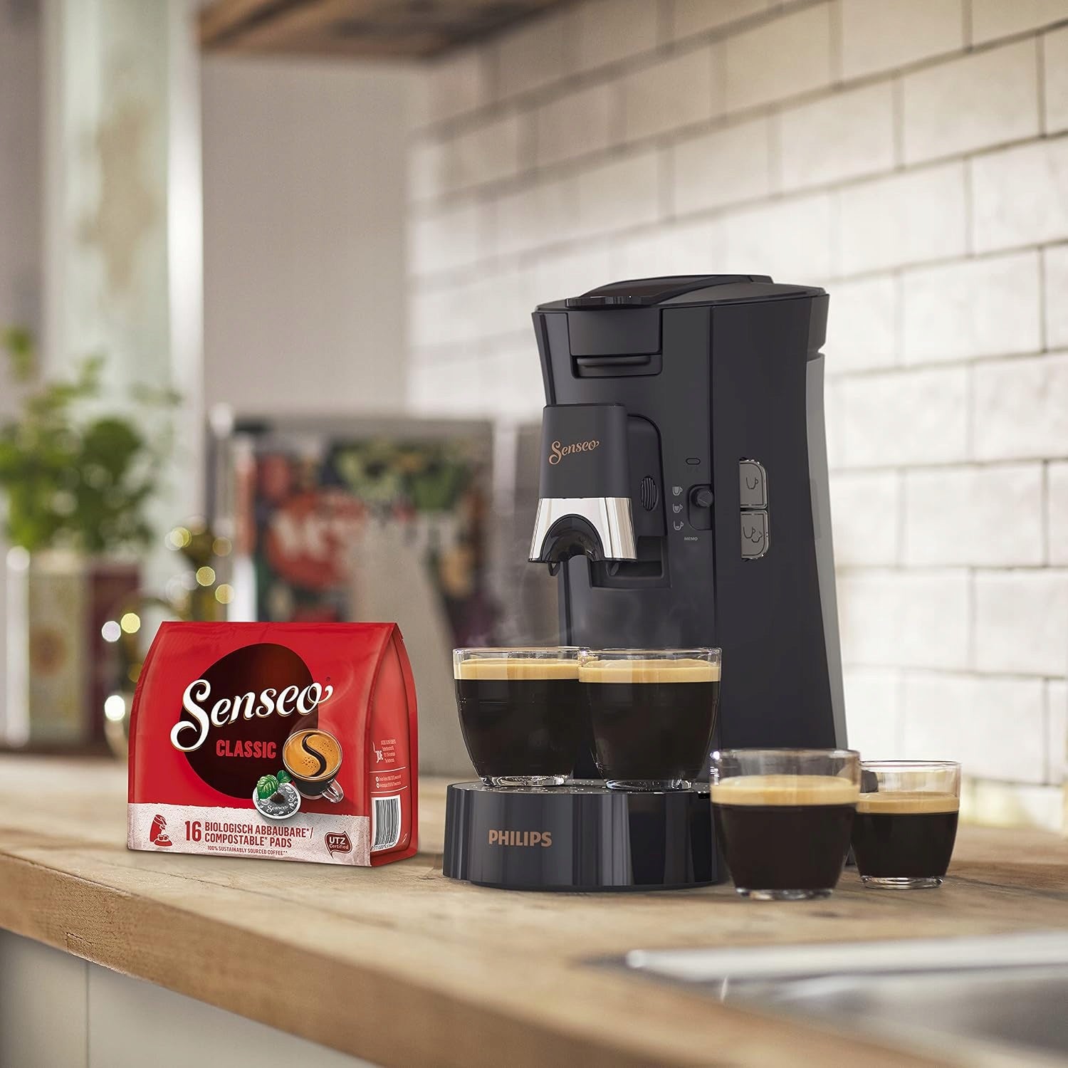 PHILIPS CSA240/60 coffee maker 3 specialties Timer black sachets Brand Philips