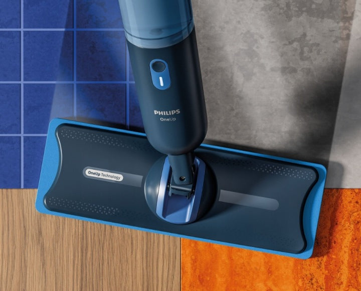 PHILIPS ONEUP SERIES 3000 ELECTRIC MOP FOR FLOORING WIRELESS ROTARY Type steam mop