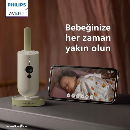PHILIPS SCD643/26 BABY MONITOR GREY/GREEN 24 X 10 X 8 CM Packaging status original