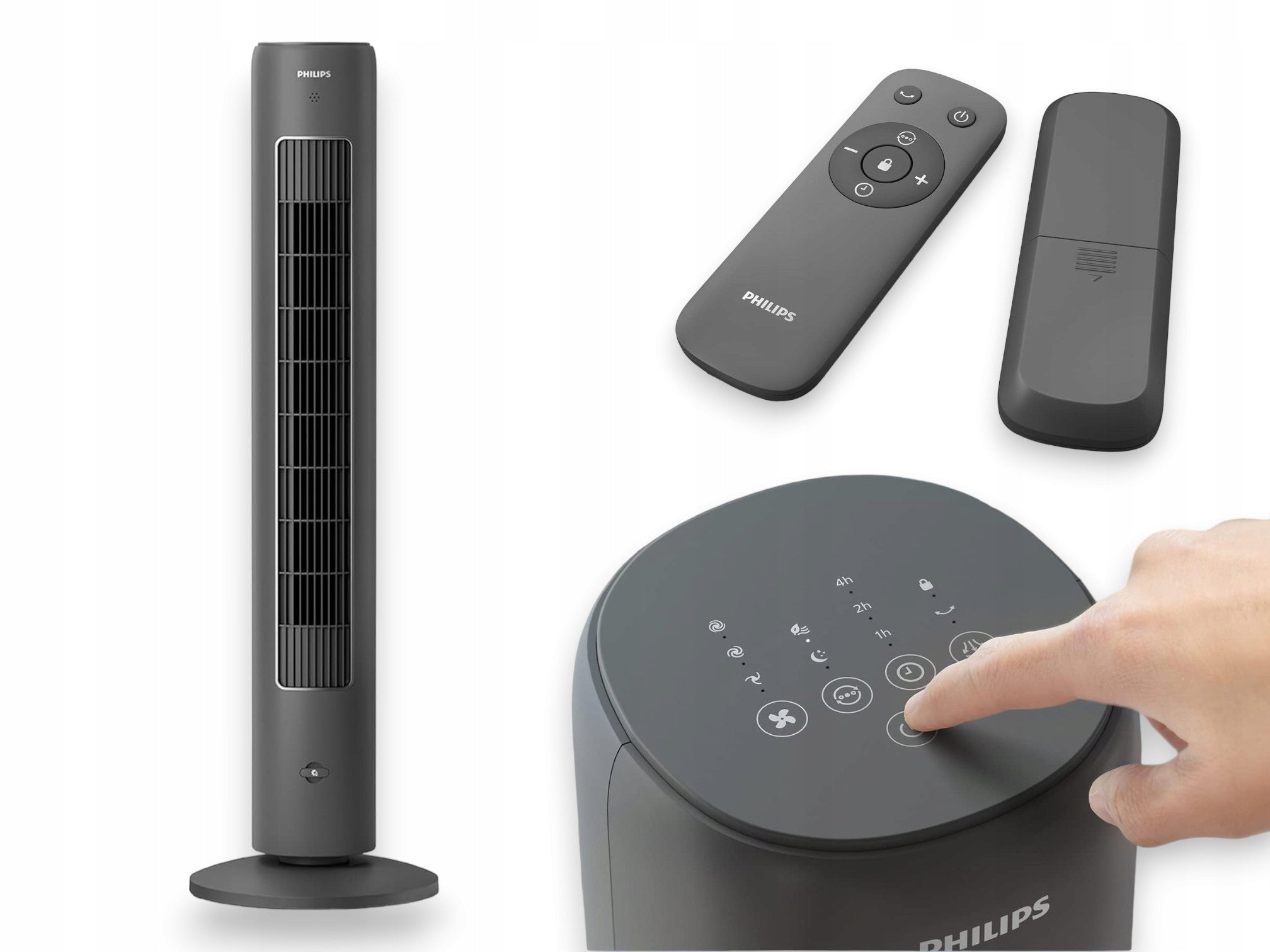 PHILIPS TOWER FAN 5000 SERIES SLIM DESIGN 105CM 3 MODES QUIET