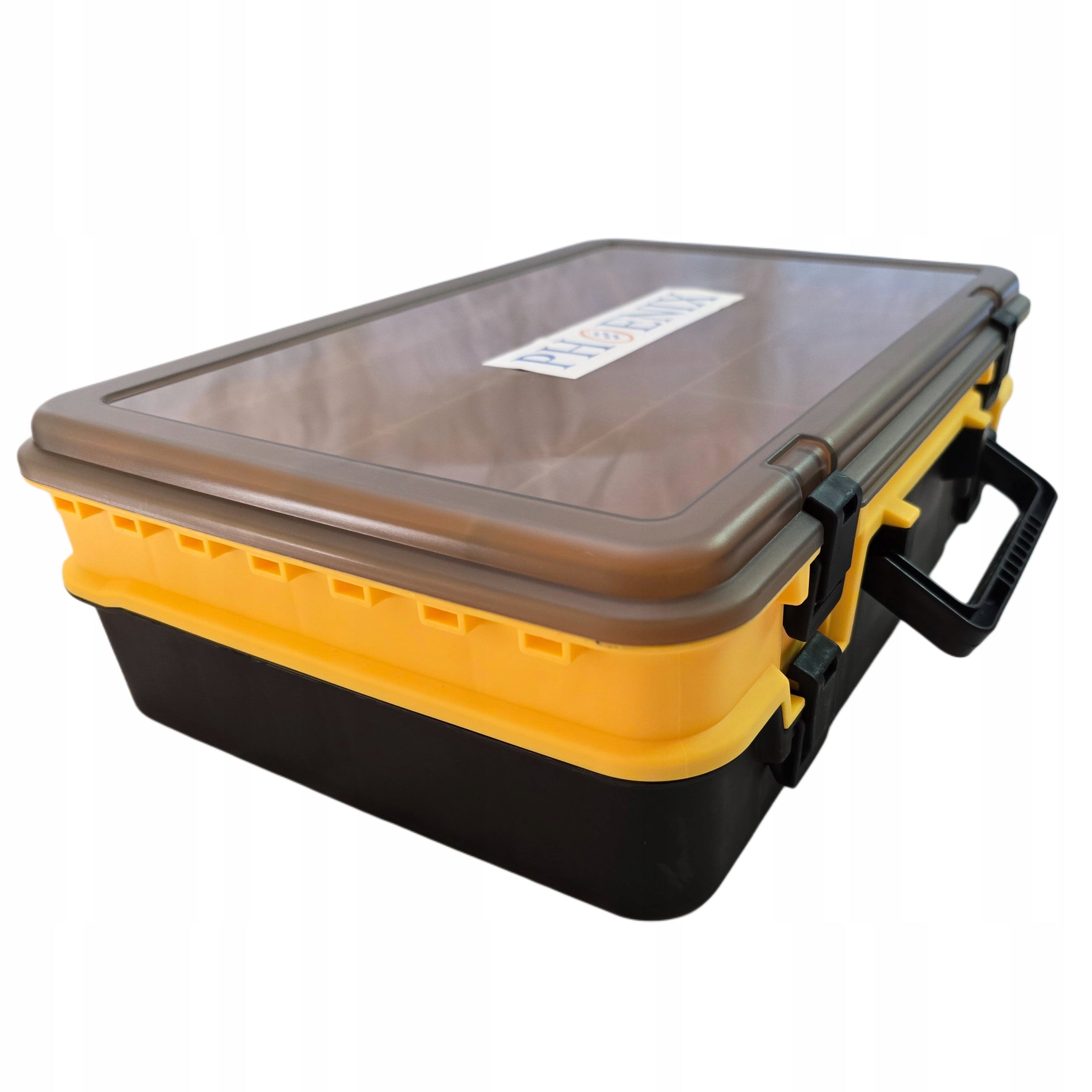 PHOENIX Two-level fishing box 38.5x27x12cm, WOBBLERS, RUBBERS - PUD47 Packaging status original