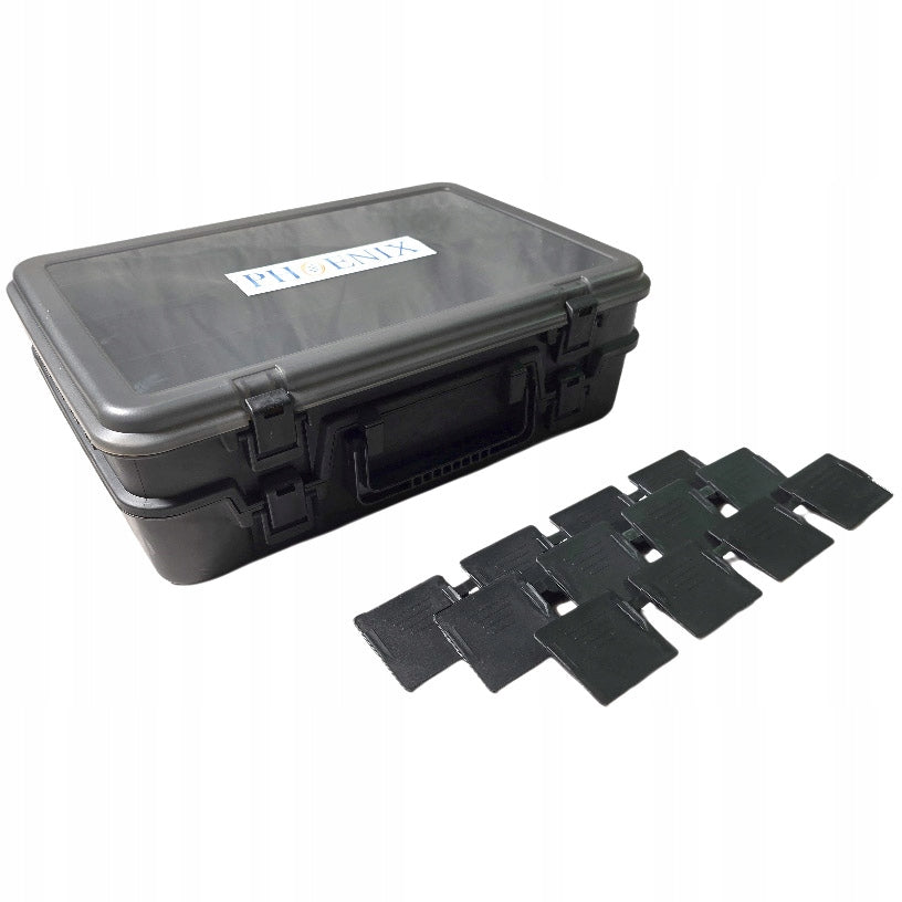 PHOENIX Two-level fishing box 38.5x27x12cm, WOBBLERS, RUBBERS - PUD50 Manufacturer code PUD50