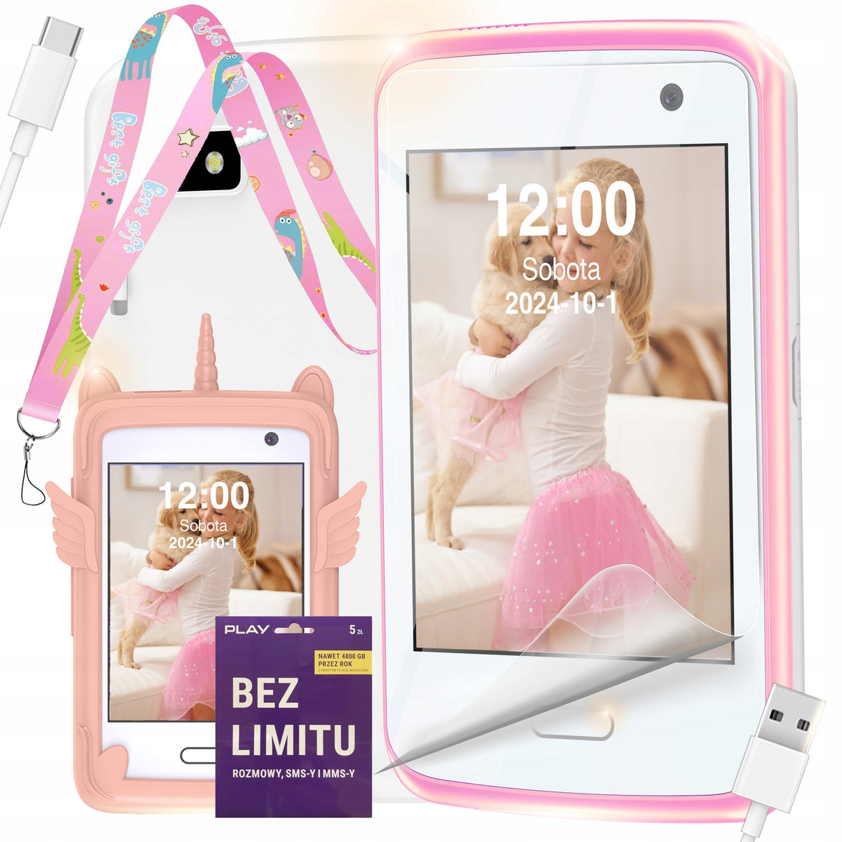 PHONE FOR CHILDREN TALKING GAME WATCH CAMERA CAMERA FLASHLIGHT MUSIC
