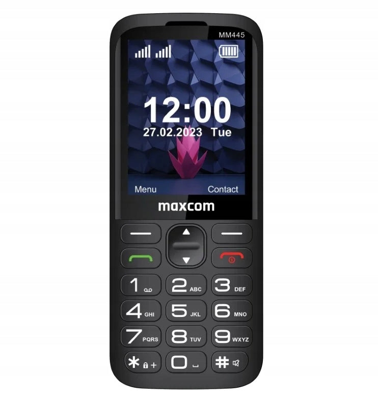 PHONE FOR SENIOR MAXCOM MM445 SAUCE 4G DESK CHARGER LARGE KEYS Brand Maxcom