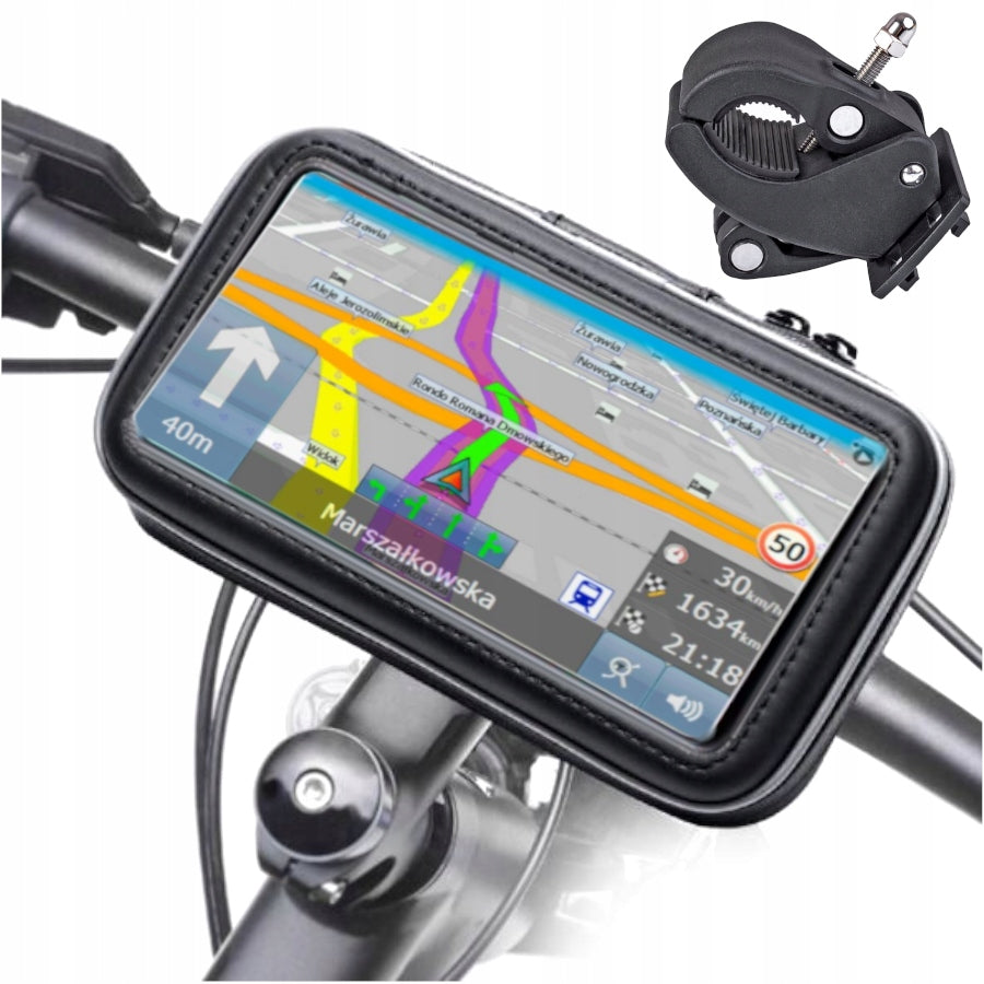 PHONE HOLDER BIKE MOTOR SCOOTER WATERPROOF LARGE STRONG UNIVERSAL XL EAN (GTIN) 5907637977918