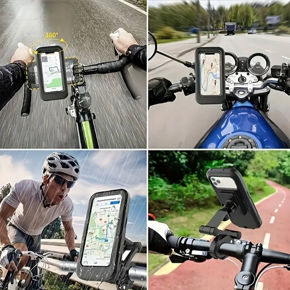 PHONE HOLDER FOR MOTORCYCLE BIKE WATERPROOF UNIVERSAL CASE Brand no brand