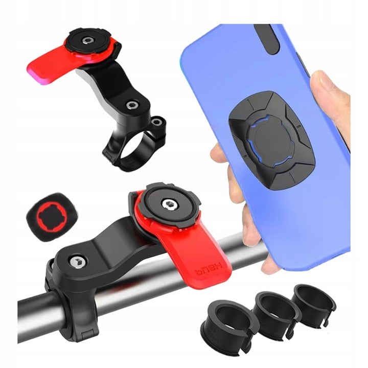 PHONE HOLDER ROTARY UNIVERSAL MOTORCYCLE BIKE SCOOTER QUAD ETC