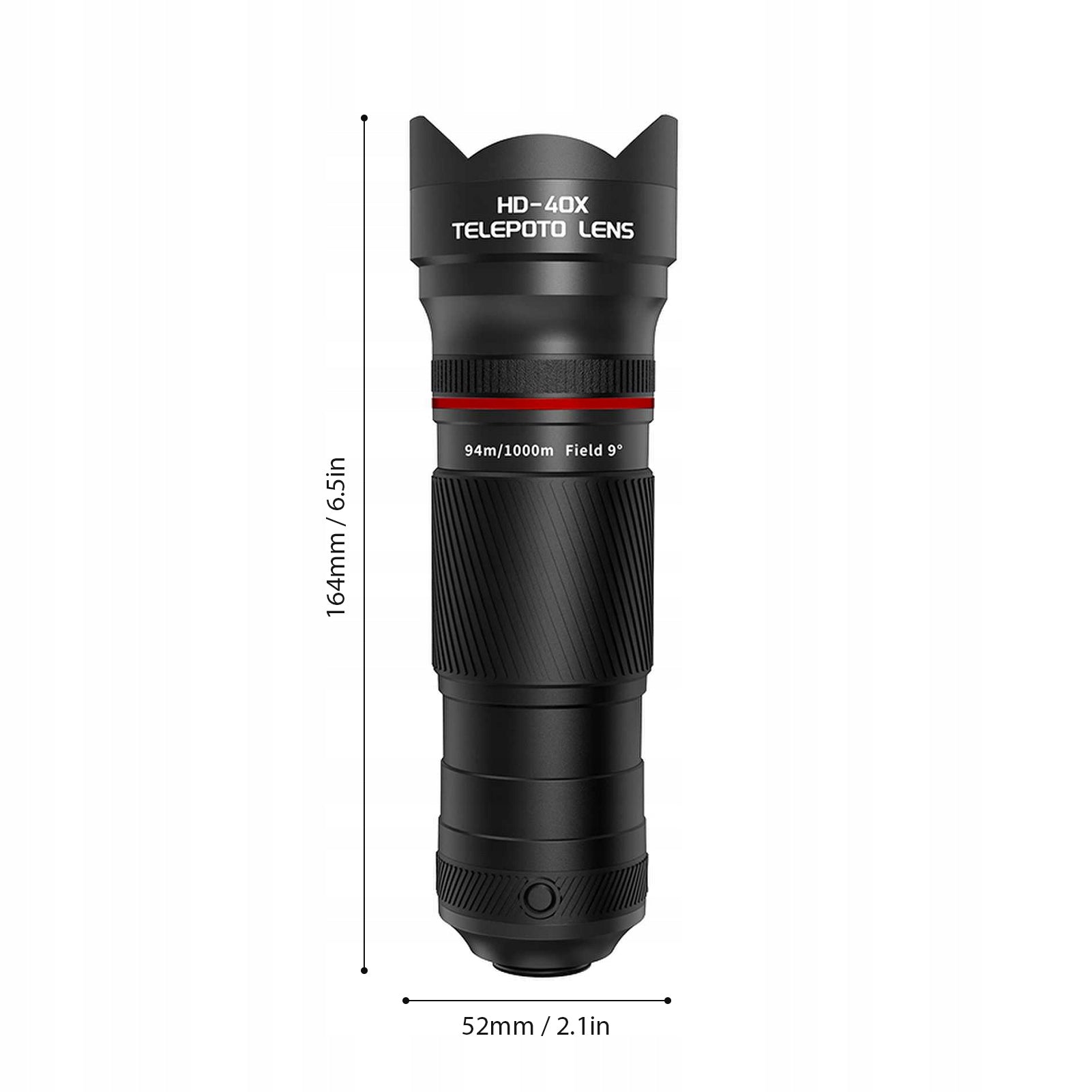 PHONE LENS 40X ZOOM TRIPOD TELEPHOTO LENS FOR HIKING CAMPING Model D138