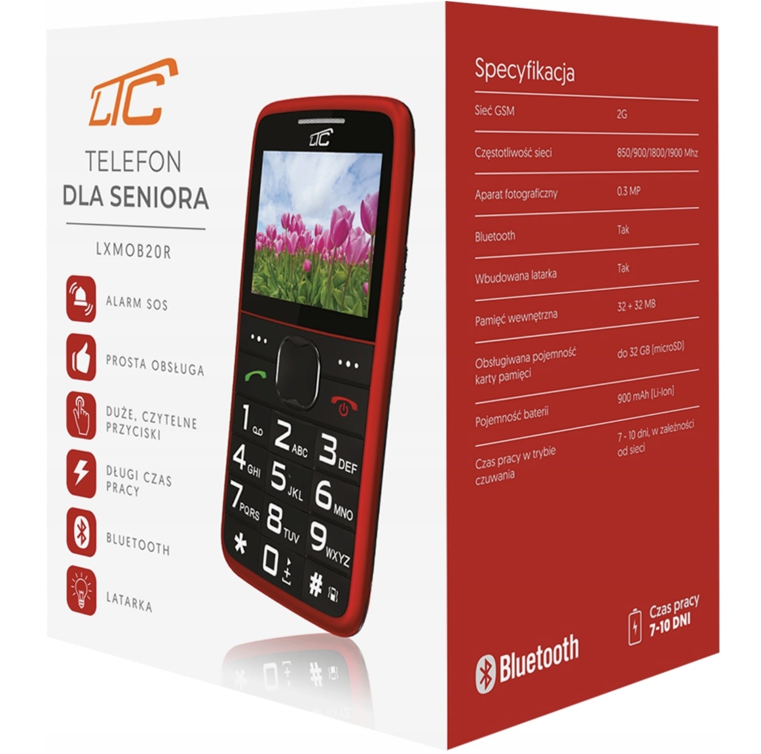 PHONE LTC FOR SENIOR ELDERLY LOUD BUTTON SAUCE LARGE KEYS Brand LTC