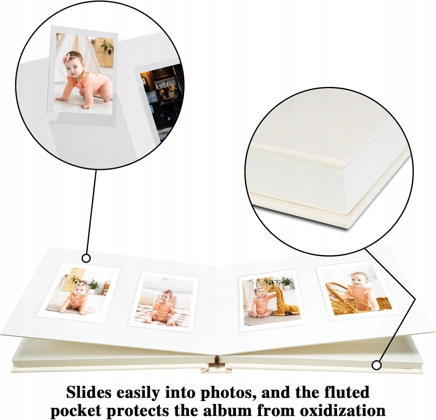 PHOTO ALBUM WITH 52 POCKETS AND WRITING SPACE Brand Instax