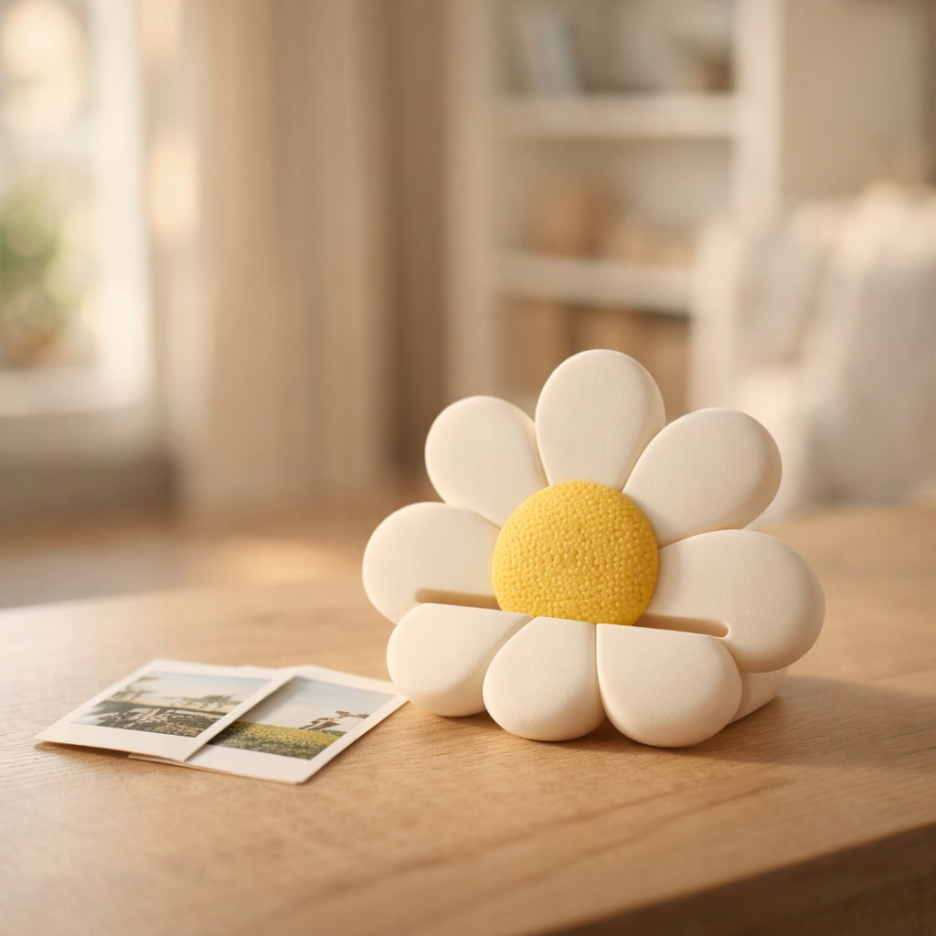 PHOTO STAND INSTAX POLAROID DAISY HANDLE LOTS OF COLORS Model Stojak na zdjęcia stokrotka