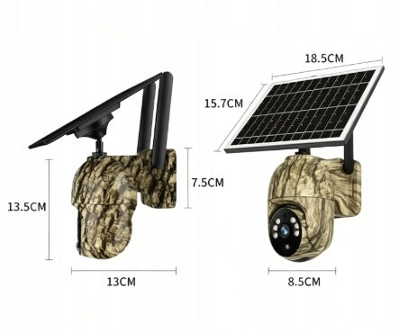 PHOTOTRAP SOLAR FOREST HUNTING CAMERA ROTATING GSM 4G SIM 4MPX 2K SD Brand no brand