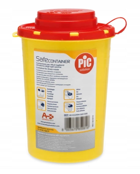 PIC SafeContainer safe needle container 0,6l