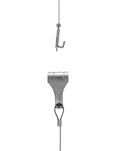 PICTURE HANGING KIT STEEL 2M WIRE STAINLESS STEEL HOOKS FOR HOME Manufacturer code SWC5908201461970
