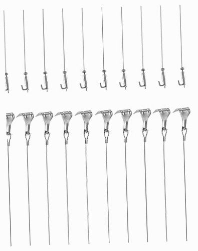 PICTURE HANGING KIT STEEL 2M WIRE STAINLESS STEEL HOOKS FOR HOME
