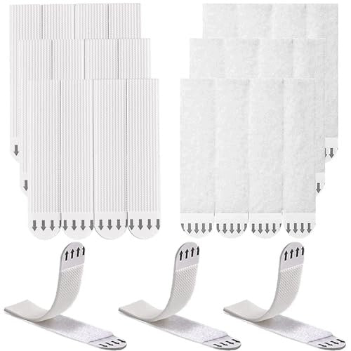PICTURE HANGING STRIPS 24 PCS NAILLESS WATERPROOF WHITE Brand no brand