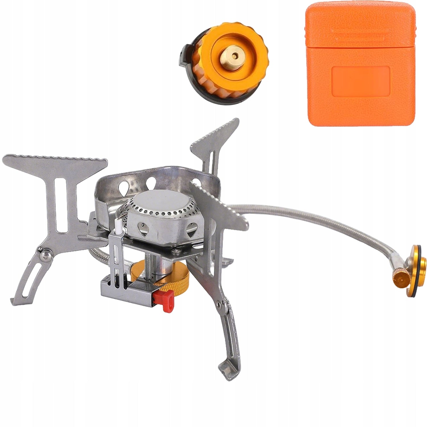 PIEZO BURNER TOURIST GAS COOKER FOLDING 3500W for cartouches
