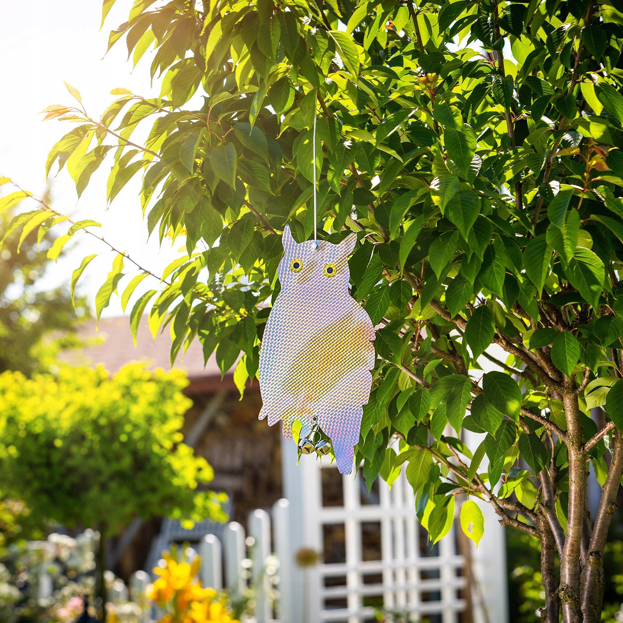 PIGEON REPELLENT STARLINGS BIRD REFLECTIVE STANDING OWL HOLOGRAM 3 PACK Packaging status original