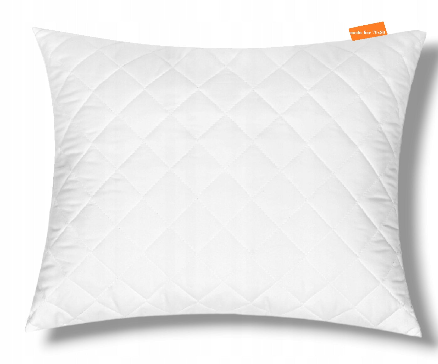 PILLOW 70X80 ANTI-ALLERGIC QUILTED THICK ZIPPER