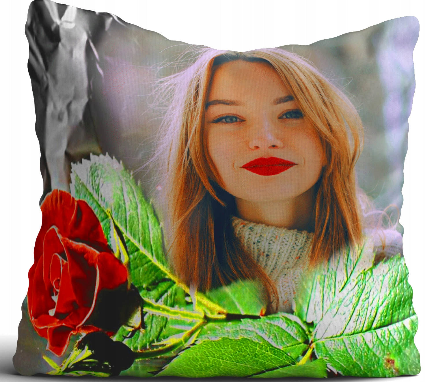 PILLOW WITH PHOTO DOUBLE-SIDED 40X40 PHOTO PRINT WITH YOUR PHOTO CHRISTMAS Manufacturer code poduszka ze zdjęciem