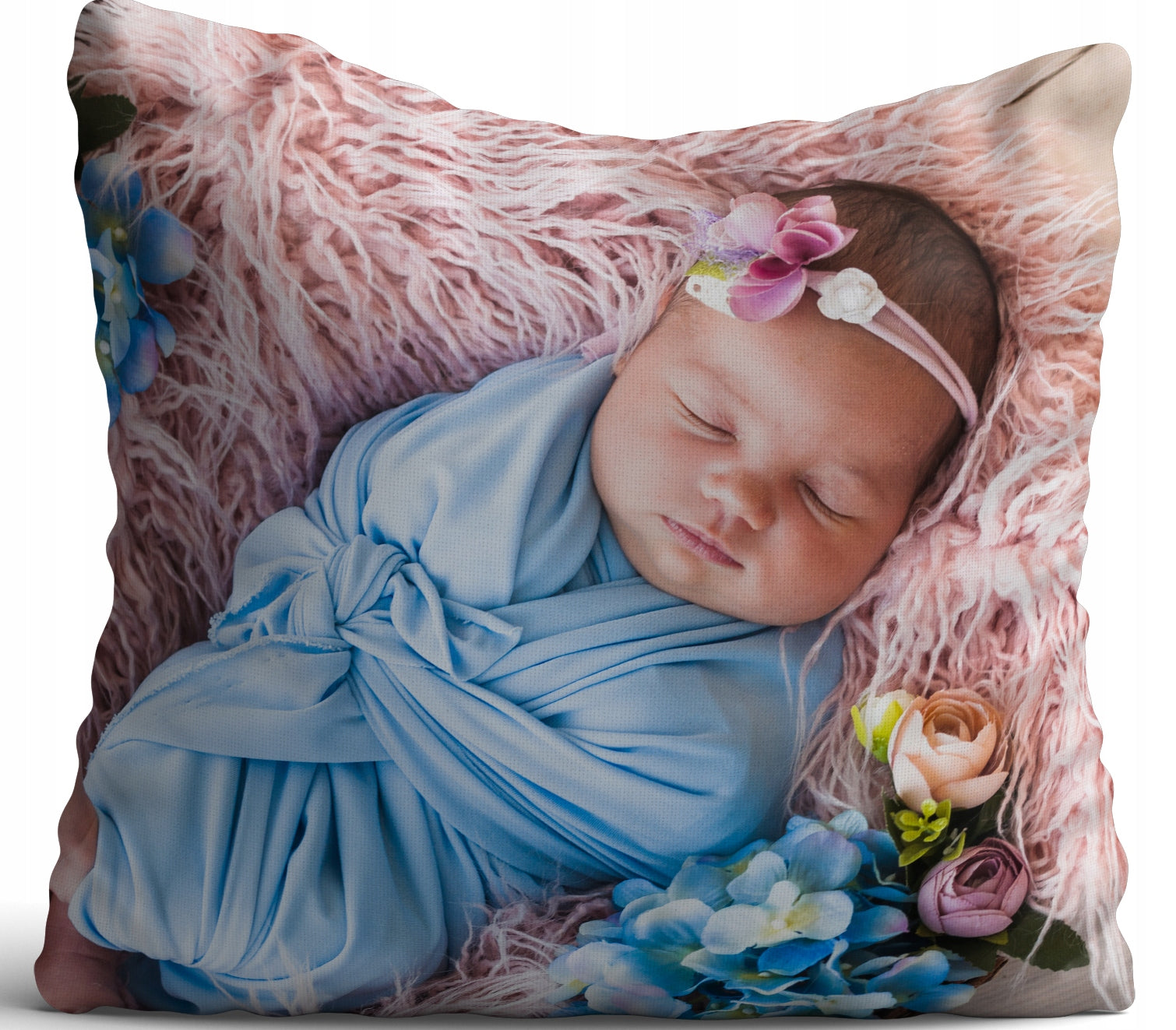 PILLOW WITH PHOTO DOUBLE-SIDED 40X40 PHOTO PRINT WITH YOUR PHOTO CHRISTMAS