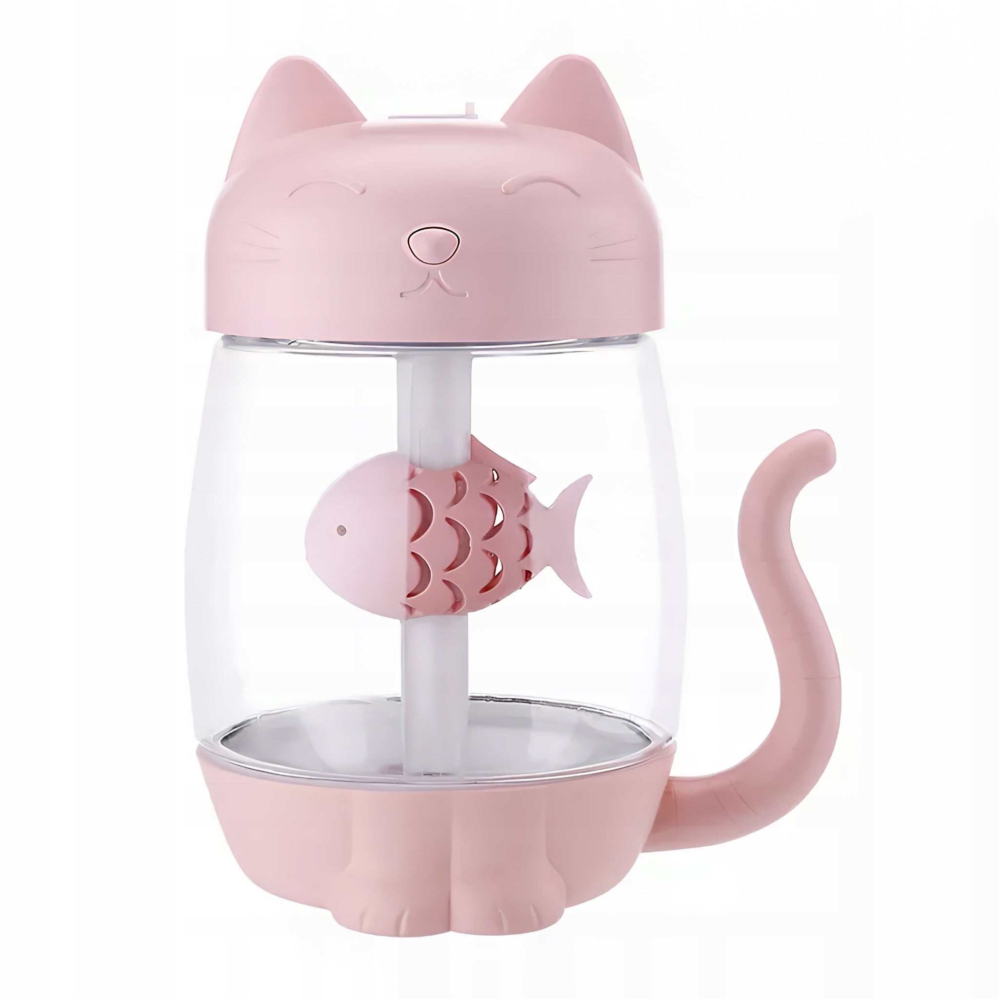PINK Air Humidifier for Aromatherapy KITTEN + 3 cartridges FREEBIE Model kotek
