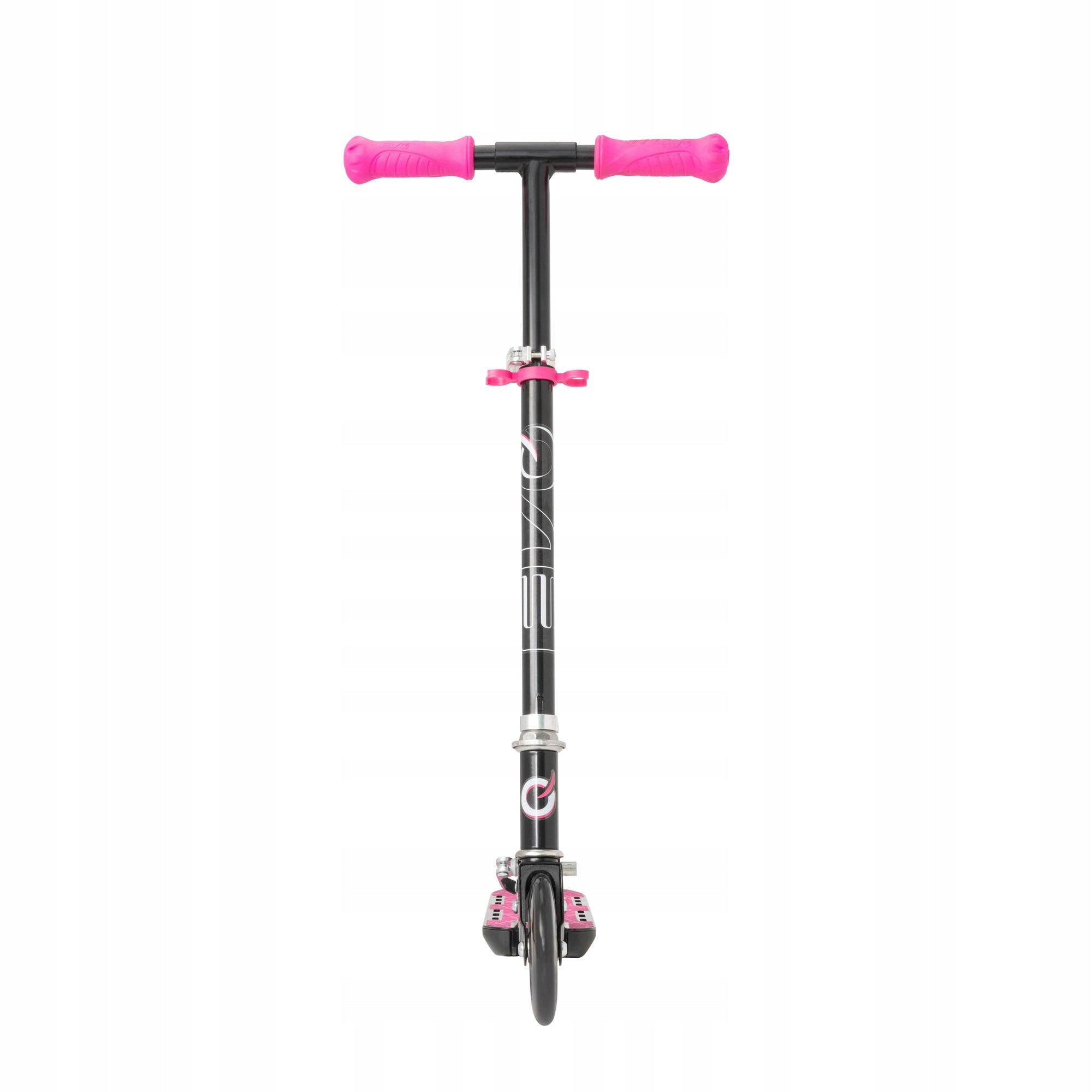 PINK FOLDING SCOOTER FOR CHILDREN GLOWING LED PLATFORM EVO 5+ Color black pink