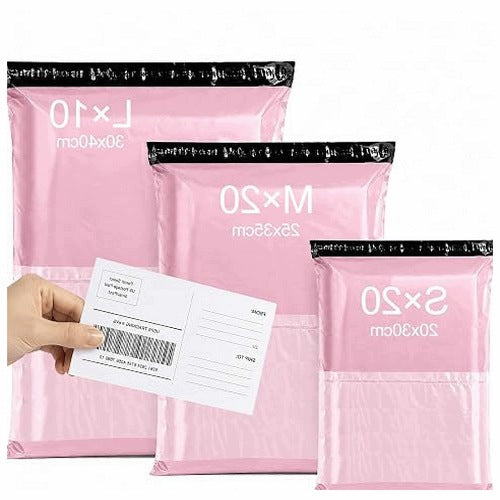 PINK SHIPPING BAGS FOR PACKING 50PCS S M L SHIPPING BAGS