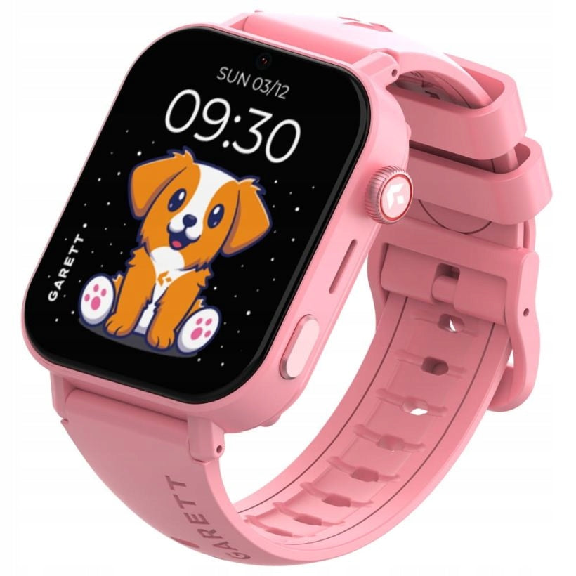PINK SMARTWATCH FOR GIRLS GARETT KIDS REL 4G WITH LOCATOR