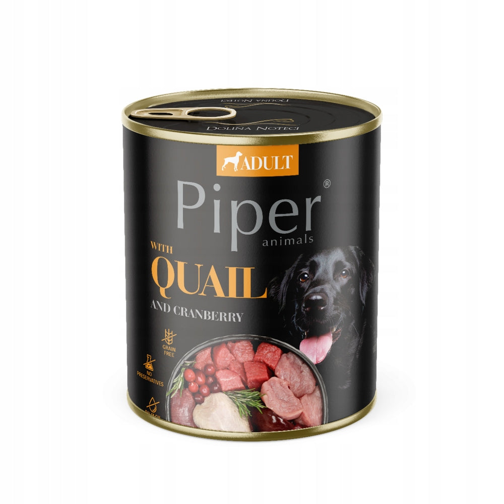 PIPER DOLINA NOTECI Wet dog food QUAIL 800g Manufacturer code PIP55050