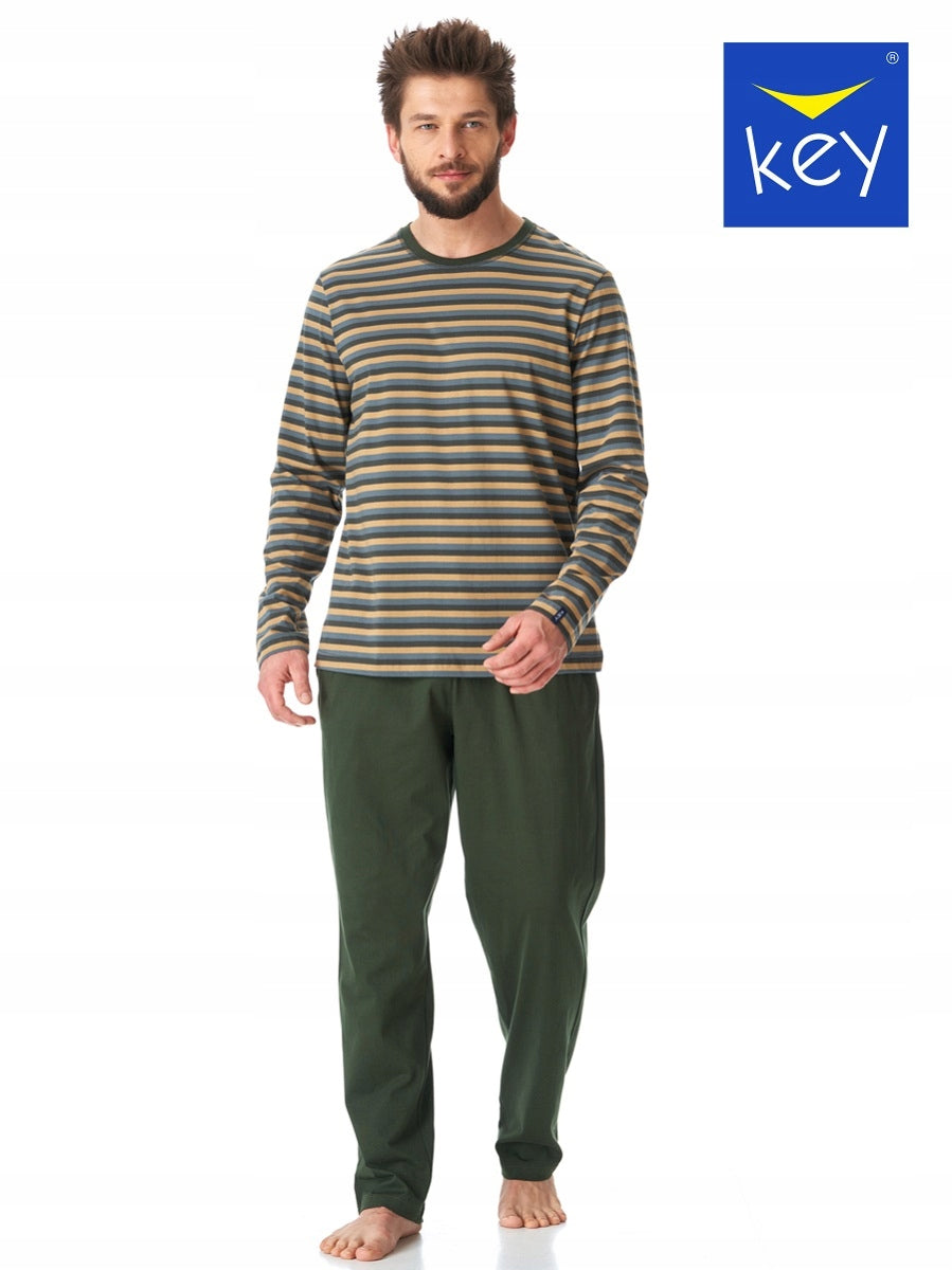 Pižama vyrams 5904765665458, žalia