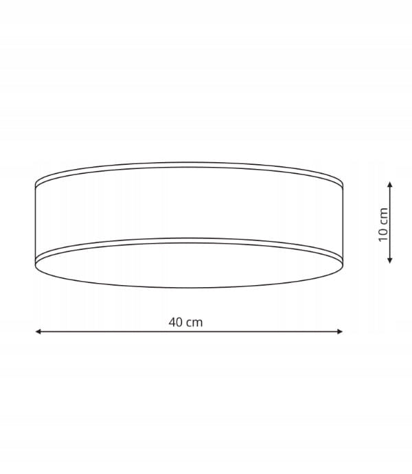 Light Prestige lubinis šviestuvas Alto Ceiling White