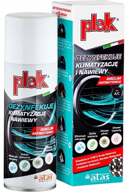 PLAK for disinfection of air conditioning and vents 543
