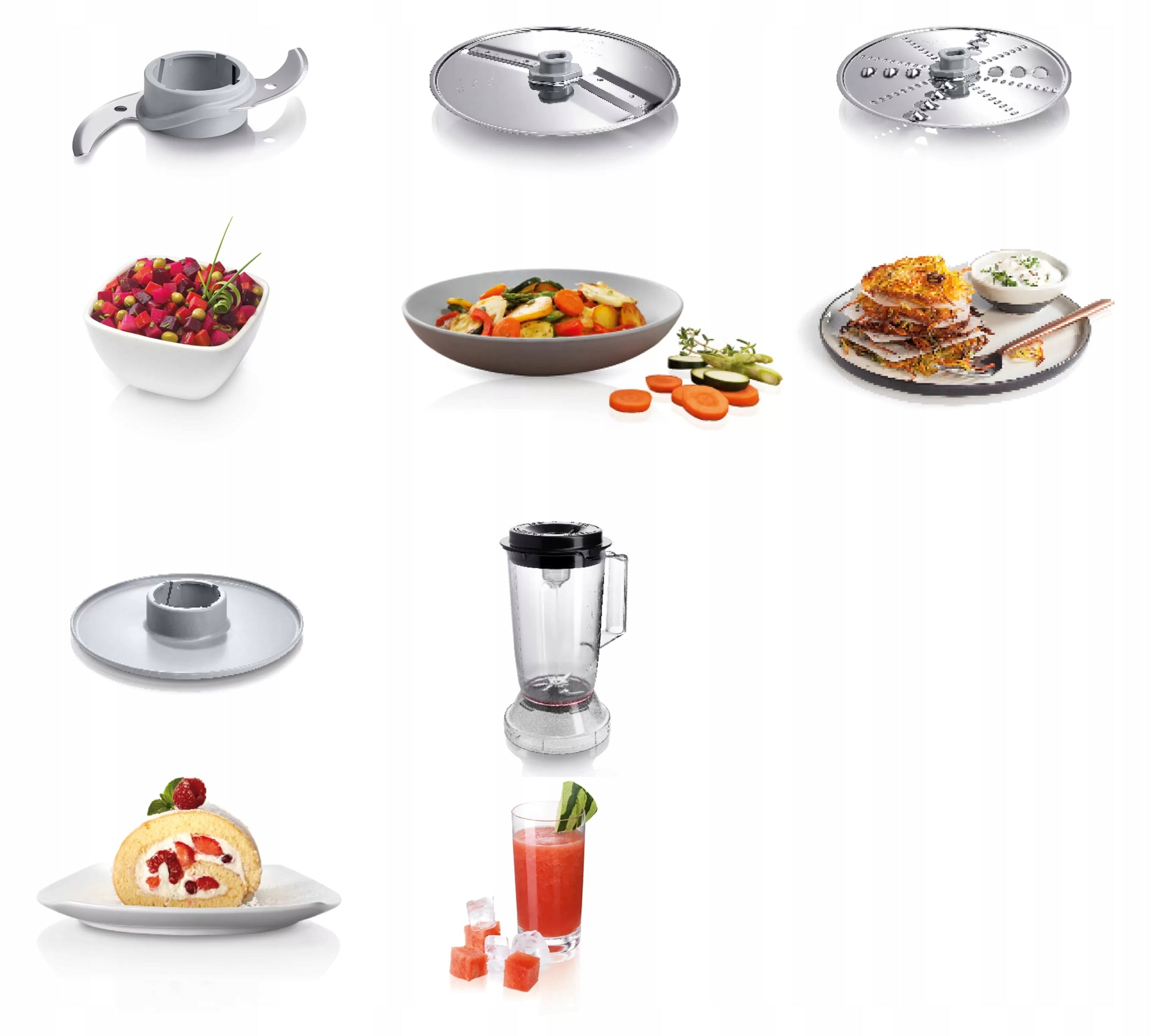 PLANETARY FOOD PROCESSOR BOSCH 800 W 2,3l Black MultiTalent BLENDER GRATER Brand Bosch