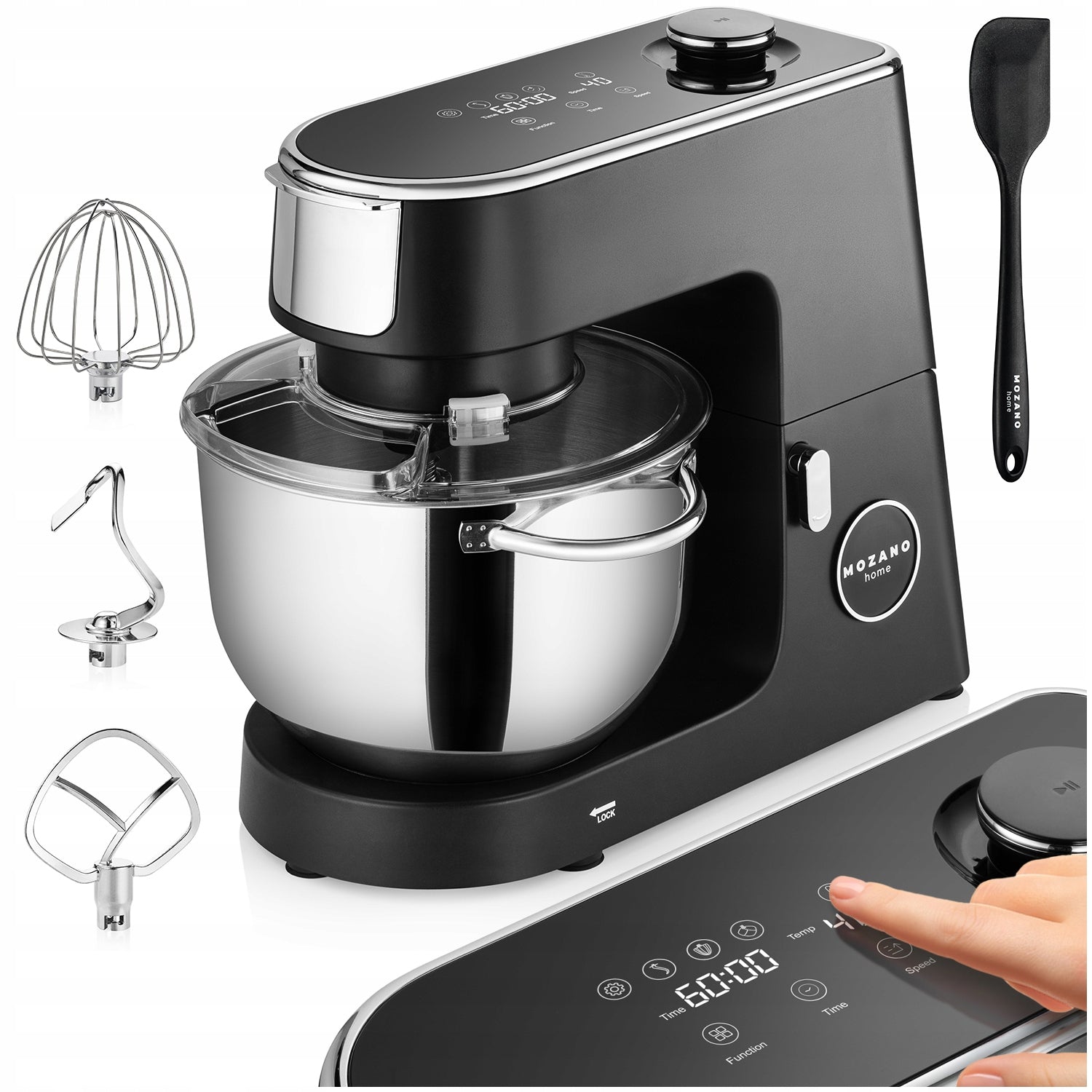 PLANETARY FOOD PROCESSOR MIXER HEATED BOWL 6,2L STRONG +FREEBIE