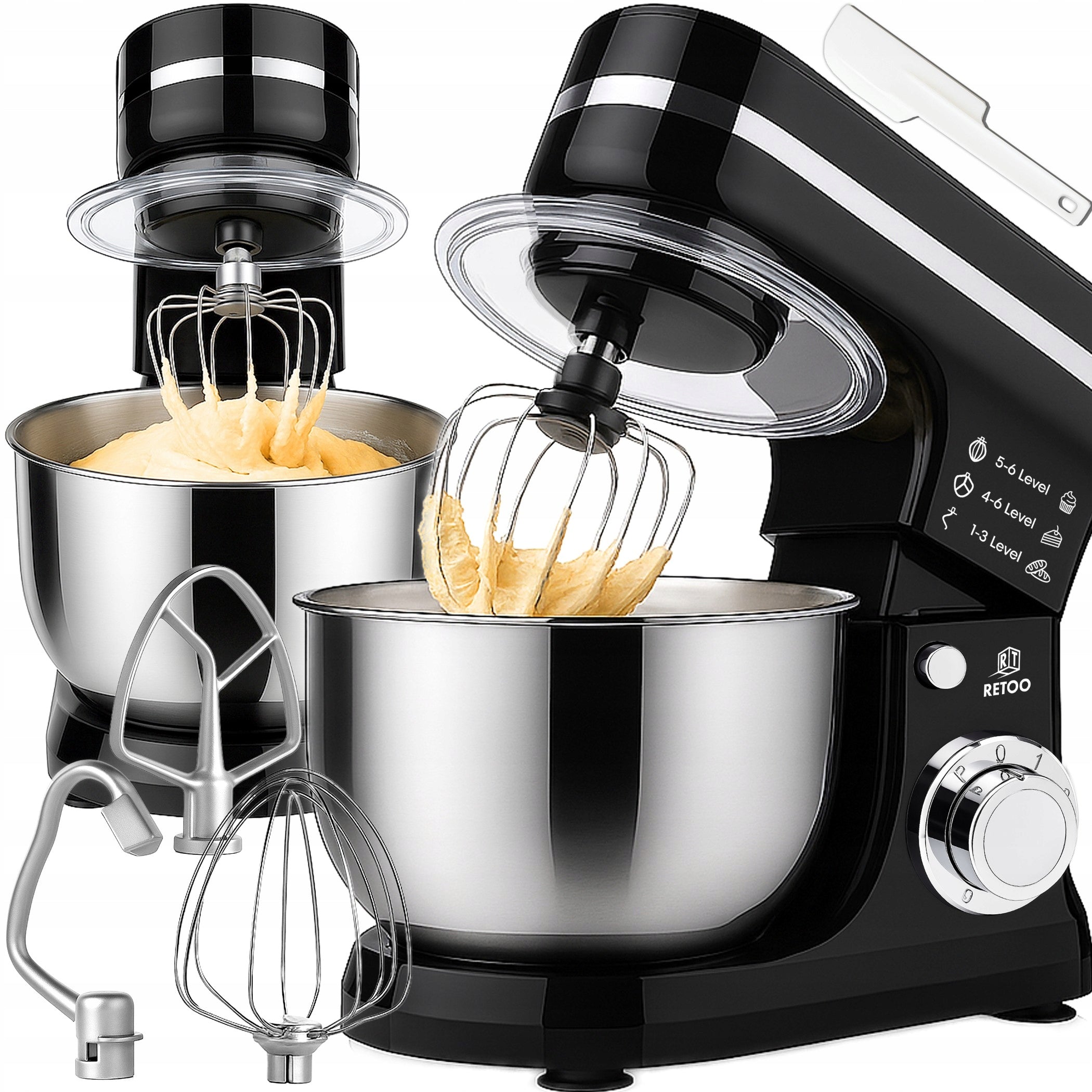 PLANETARY FOOD PROCESSOR WITH BOWL 6L MULTIFUNCTIONAL MIXER 3in1 3200W XL Packaging status original