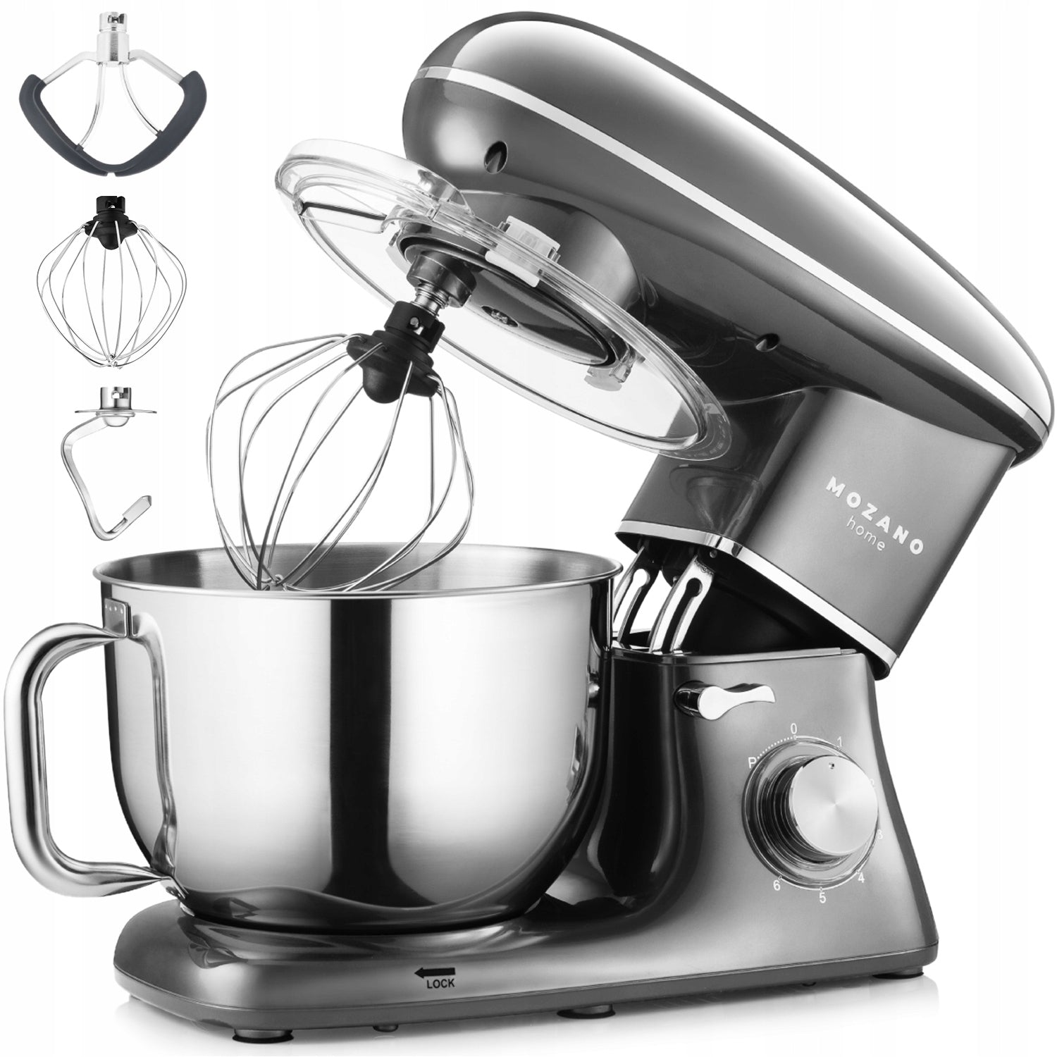 PLANETARY ROBOT KITCHEN MIXER 3 MIXER BOWL 6.2L POWERFUL