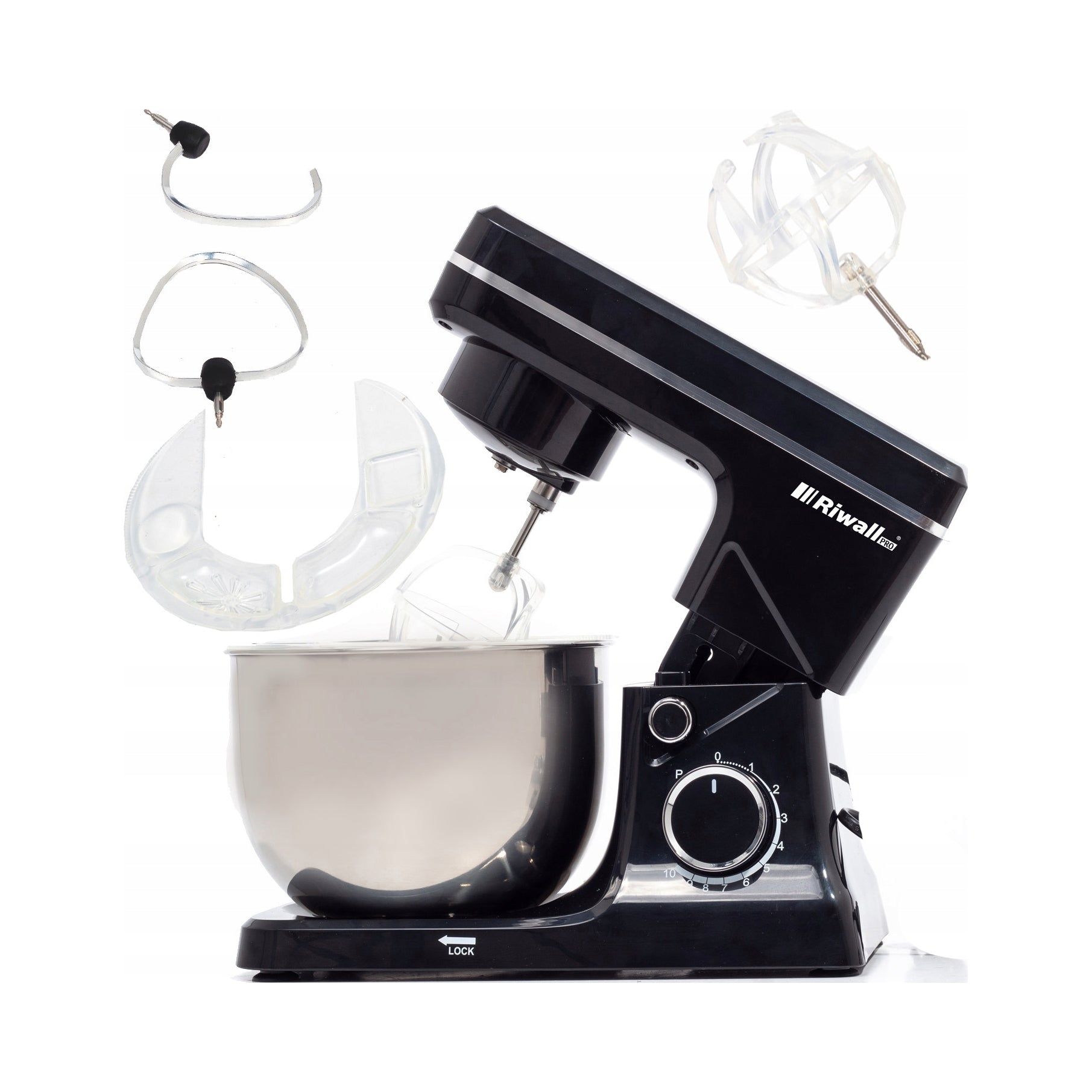 PLANETARY ROBOT RIWALL 2500W 4L KITCHEN MIXER 7IN1 PROFESSIONAL