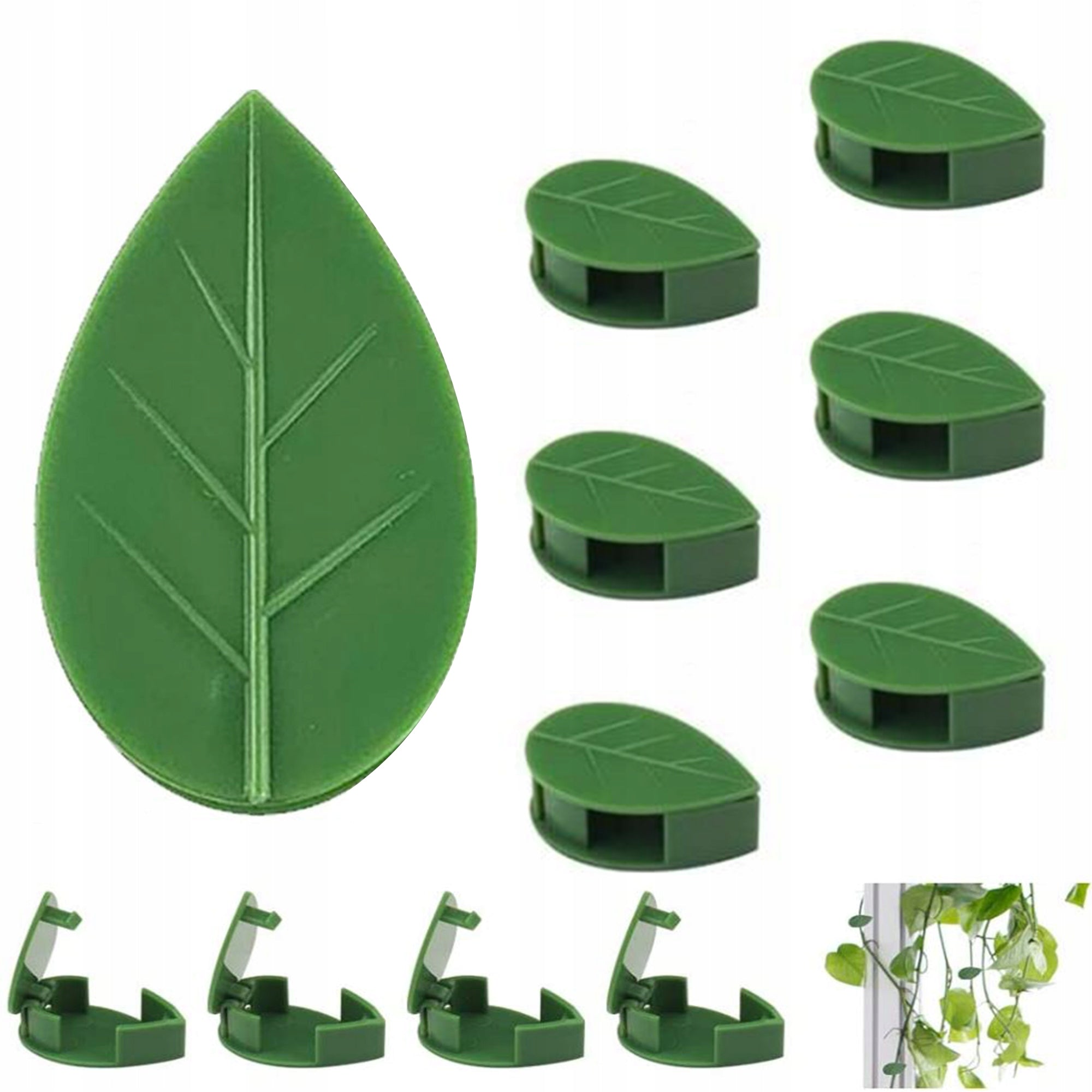 PLANT CLIPS CLASPS FOR FIXING CABLE CREEPERS CLIPS WALLS 10 PCS