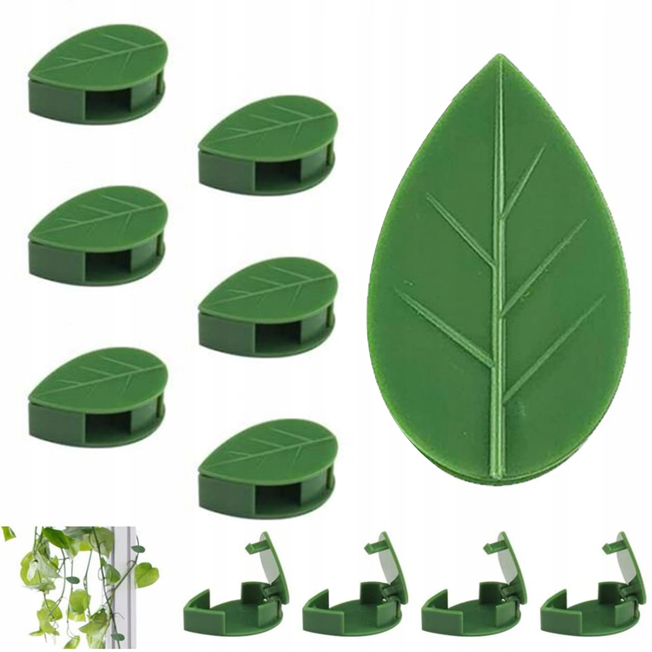 PLANT CLIPS CLASPS FOR FIXING CABLE CREEPERS CLIPS WALLS 10 PCS