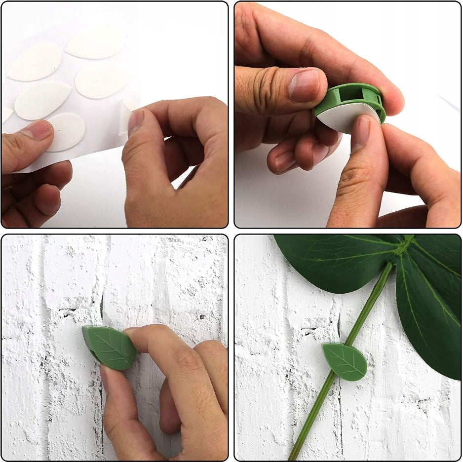 PLANT CLIPS CLASPS FOR FIXING CABLE CREEPERS CLIPS WALLS 60 PCS Brand no brand